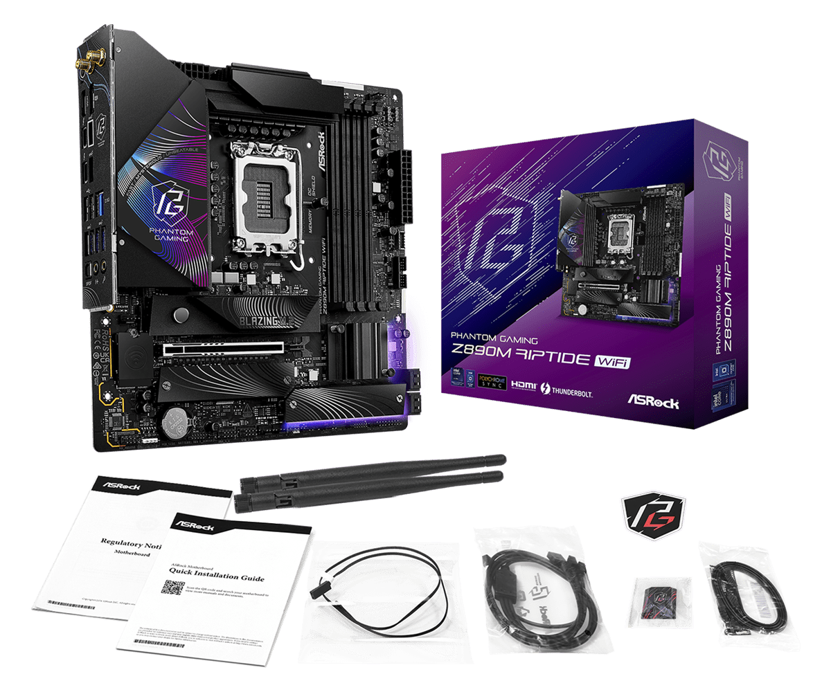 Z890M Riptide WiFi Photos
